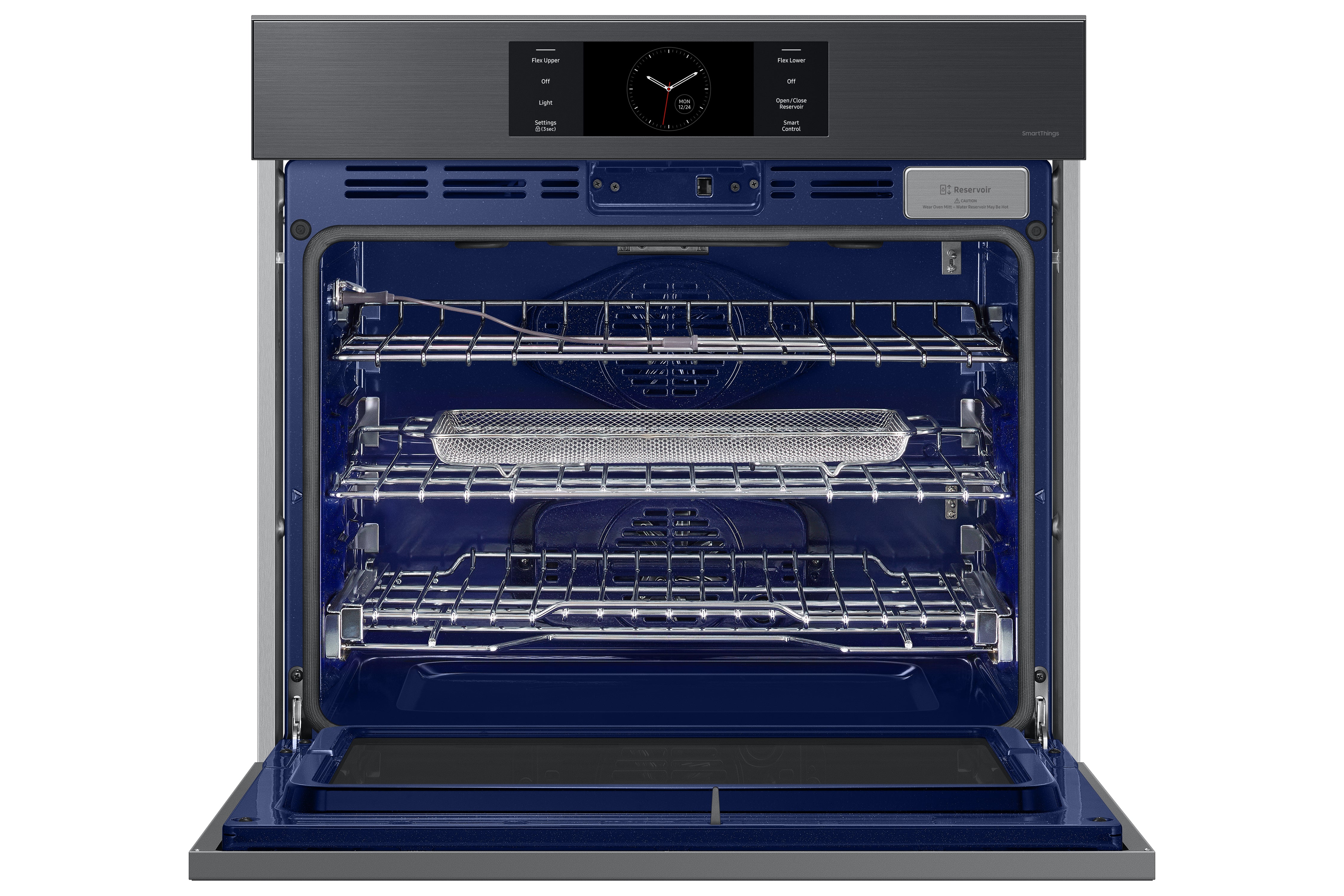 Samsung - 5.1 cu. ft Single Wall Oven in Matte Black - NV51CG700SMTAA