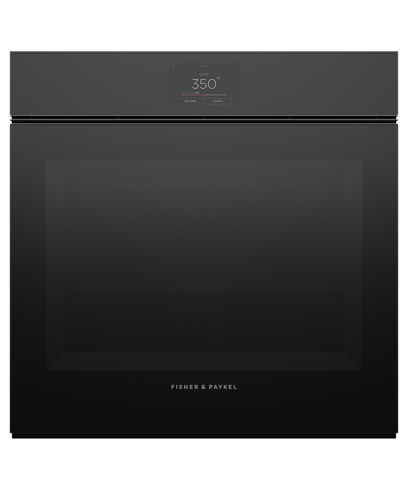 Fisher & Paykel - 3 cu. ft Single Wall Oven in Black - OB24SMPTNB1
