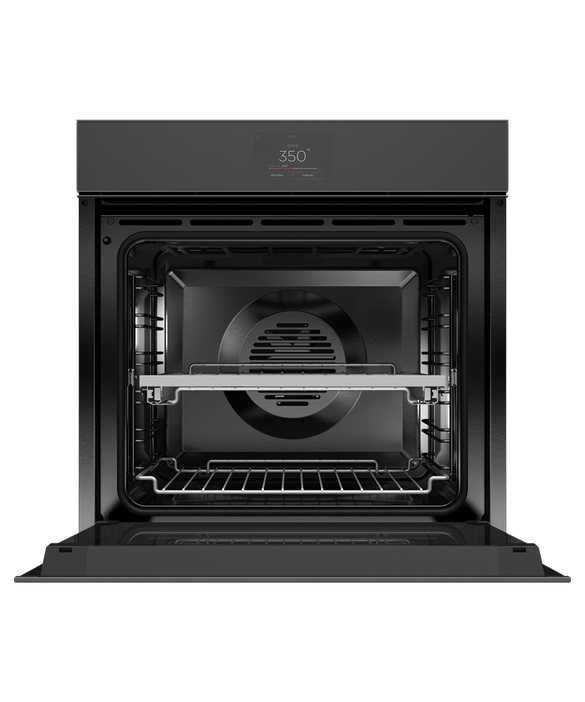 Fisher & Paykel - 3 cu. ft Single Wall Oven in Black - OB24SMPTNB1