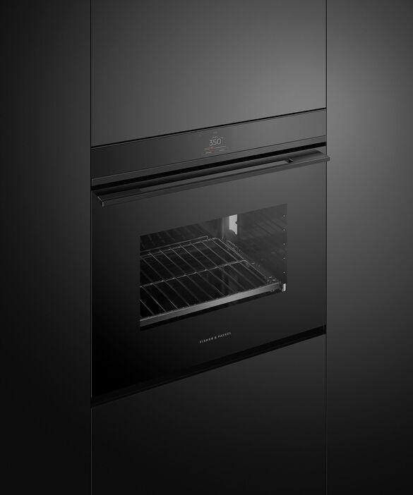 Fisher Paykel - 4.1 cu. ft Single Wall Oven in Black - OB30SDPTB1