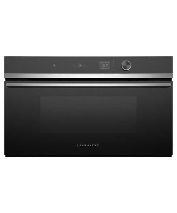 Fisher & Paykel - 1.7 cu. ft Single Wall Oven in Stainless - OM30NDLX1
