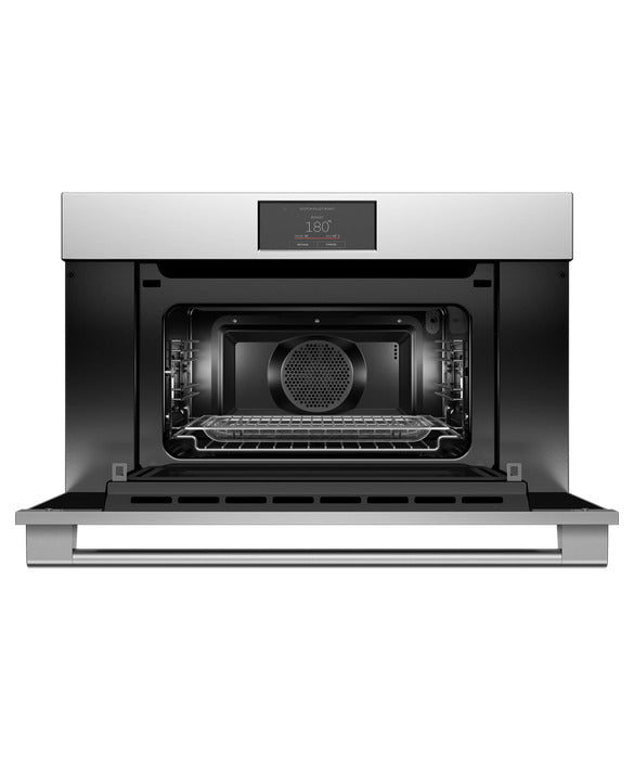 Fisher & Paykel - 1.7 cu. ft Single Wall Oven in Stainless - OM30NPTX1