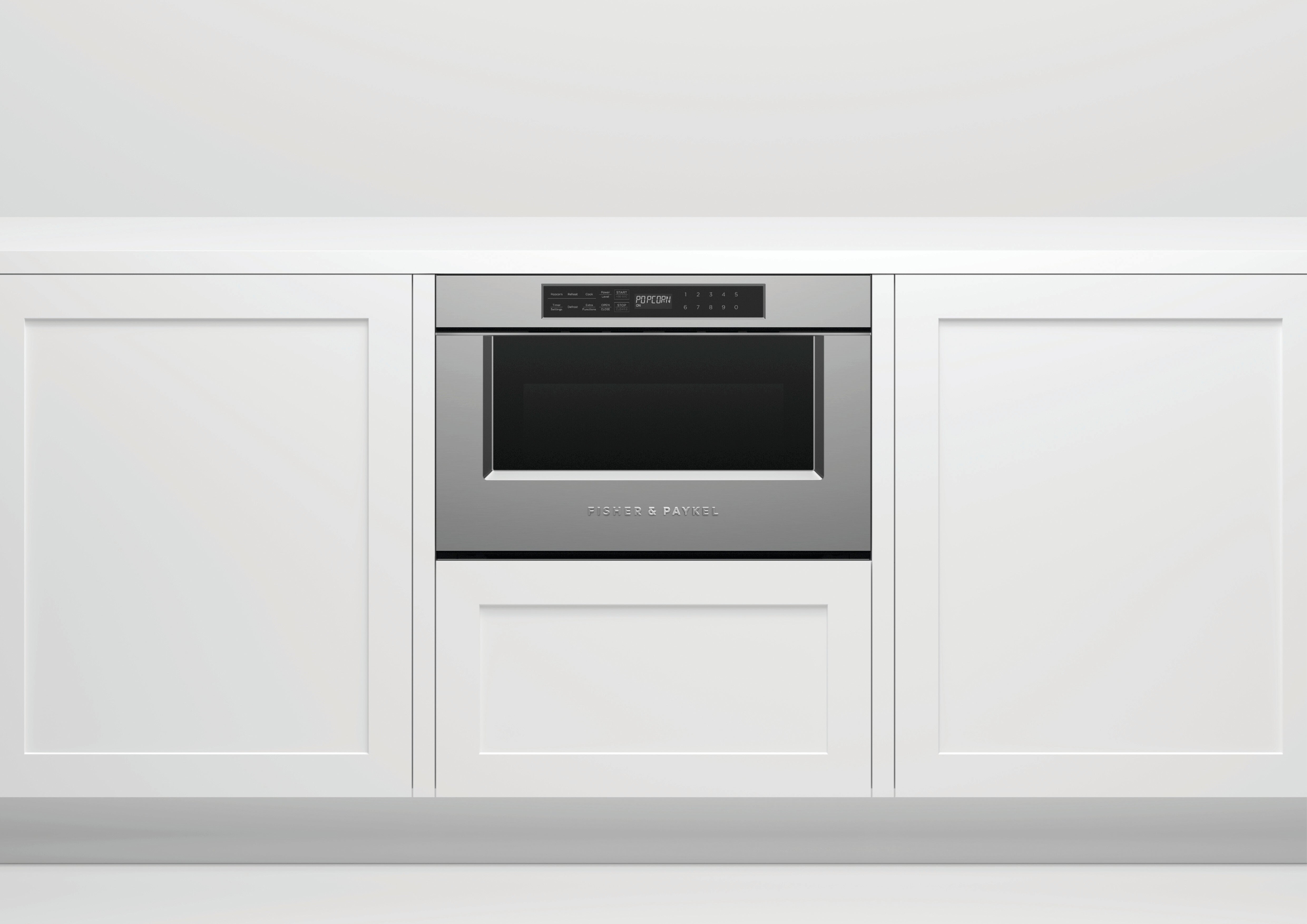 Fisher & Paykel - 1.2 cu. Ft Built In Microwave in Stainless - OMD24SPX1