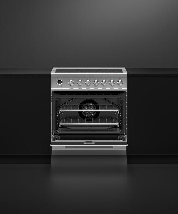 Fisher Paykel - 4.9 cu. ft Induction Range in Stainless (Premium Floor Model) - OR36SDI6X1
