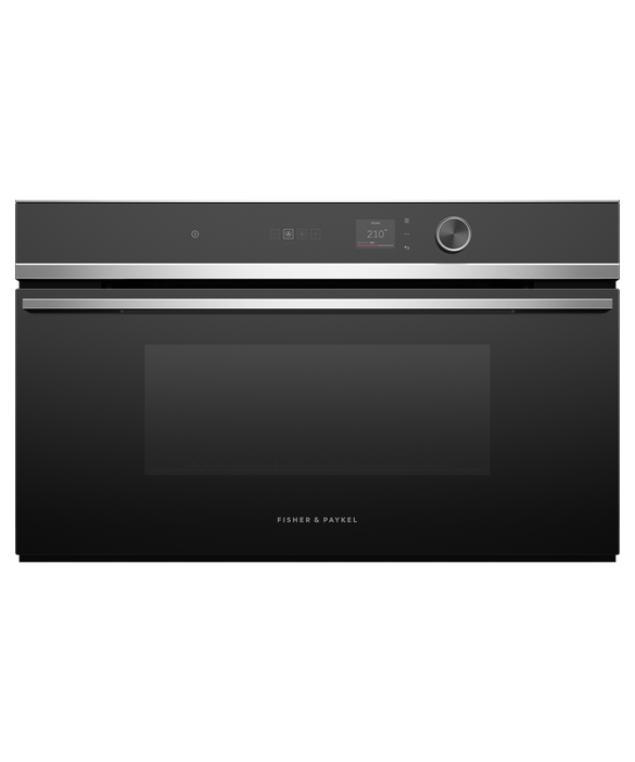 Fisher & Paykel - 1.9 cu. ft Steam Wall Oven in Stainless - OS30NDLX1