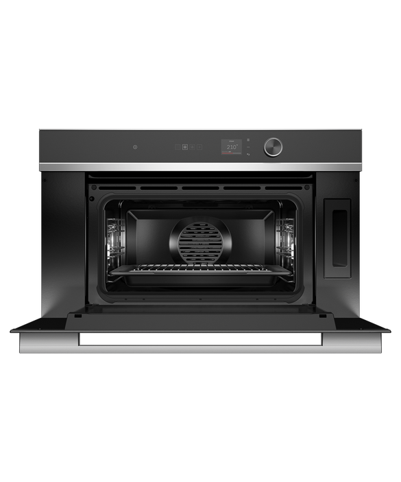 Fisher & Paykel - 1.9 cu. ft Steam Wall Oven in Stainless - OS30NDLX1