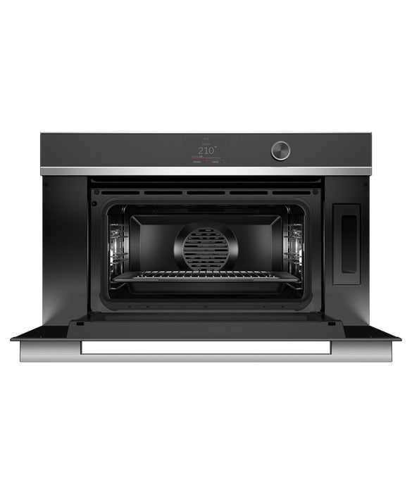 Fisher & Paykel - 1.9 cu. ft Steam Wall Oven in Stainless - OS30NDTDX1