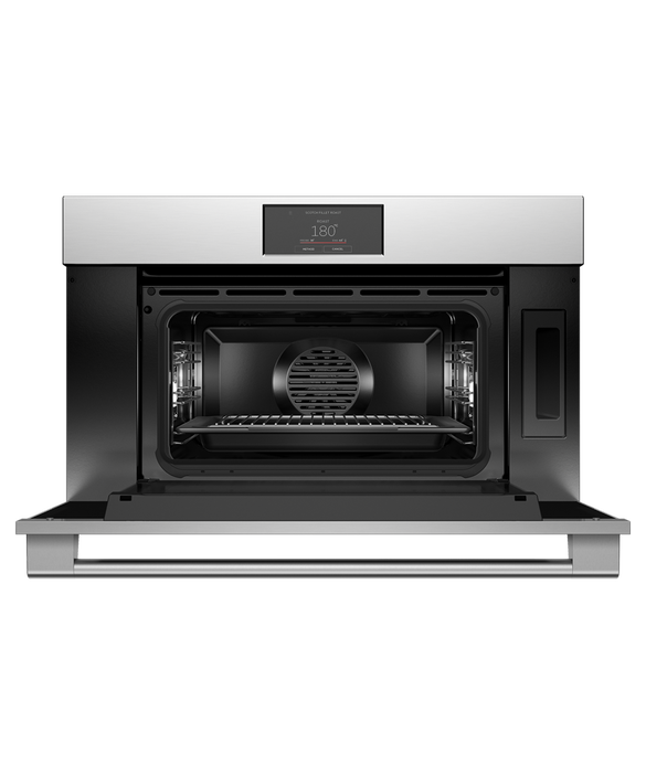 Fisher & Paykel - 1.9 cu. ft Steam Wall Oven in Stainless - OS30NPTX1