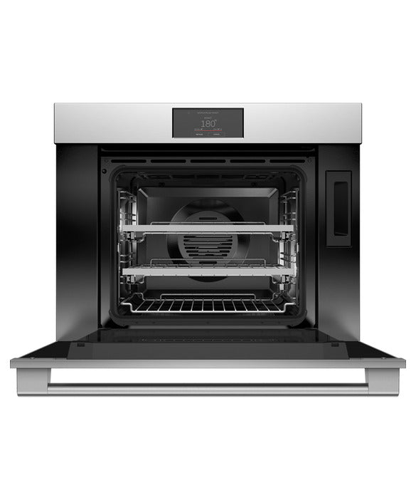 Fisher & Paykel - 3 cu. ft Steam Wall Oven in Stainless - OS30SPTX1