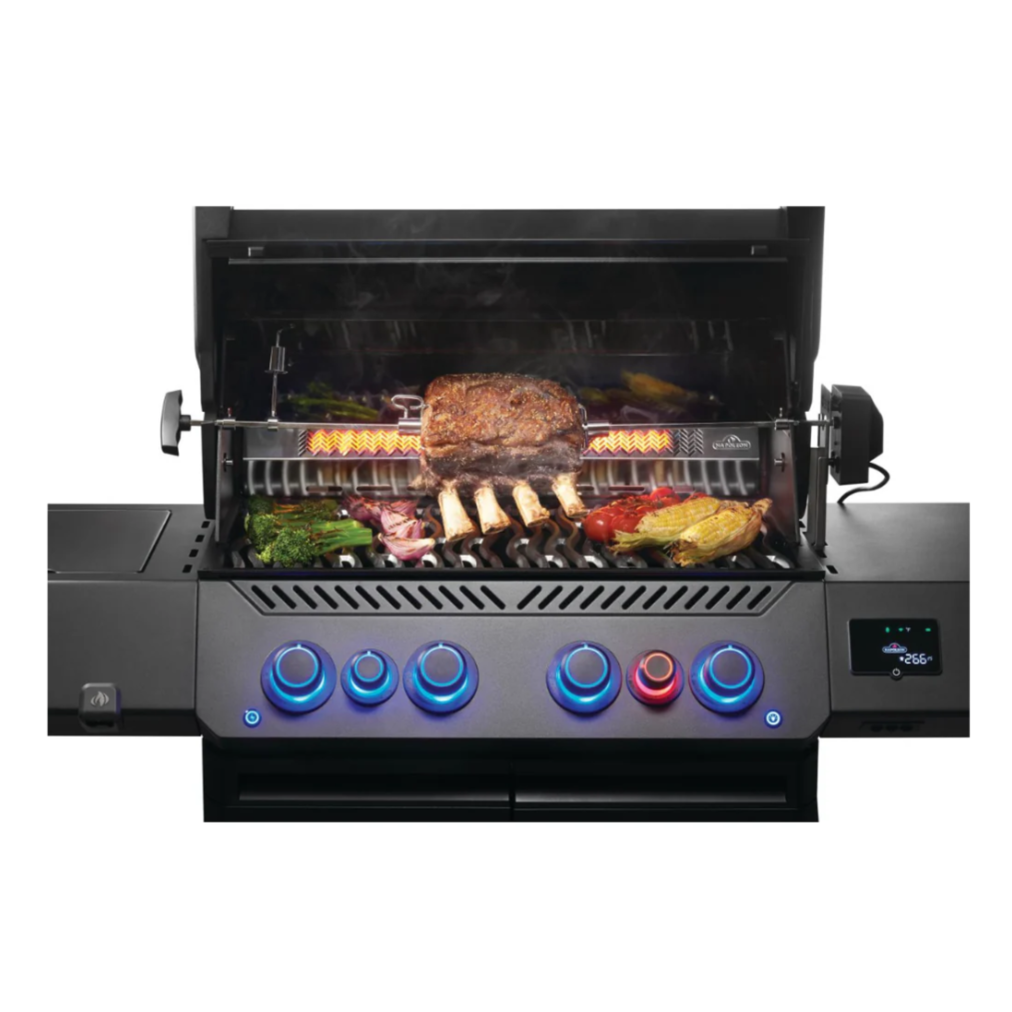 Napoleon - 6 Burner Gas BBQ in Black - P500VXRSIBNK-PHM