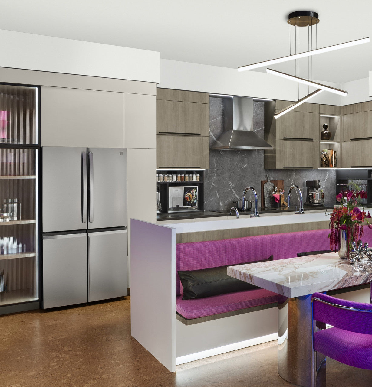 GE Profile - 36 Inch 28 cu. ft French Door Refrigerator in Stainless - PAD28BYTFS