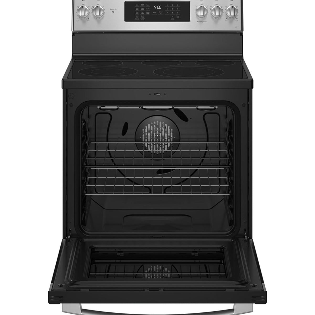 GE Profile - 6.2 cu. ft Electric Range in Stainless - PCB900YVFS