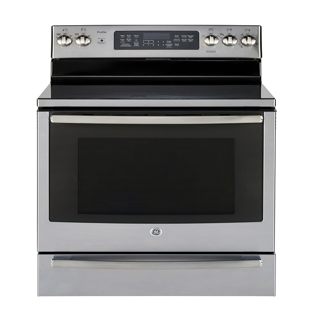 GE Profile - 29.92 Inch 6.2 cu. ft Electric Range in Stainless - PCB940YKFS