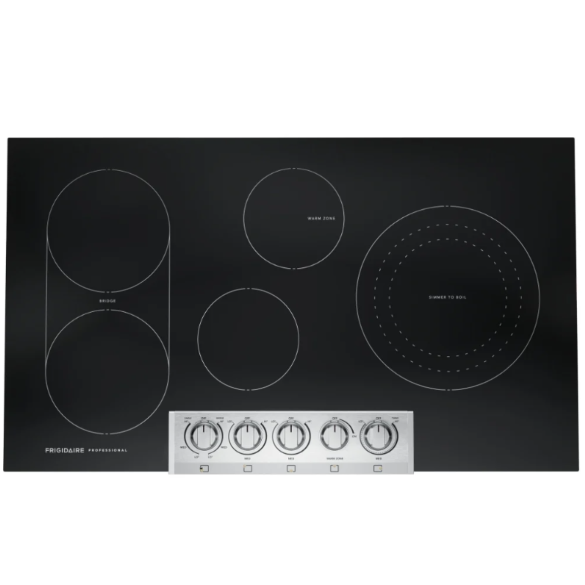 Frigidaire Professional - 36.75 Inch Electric Cooktop in Black - PCCE3680AF