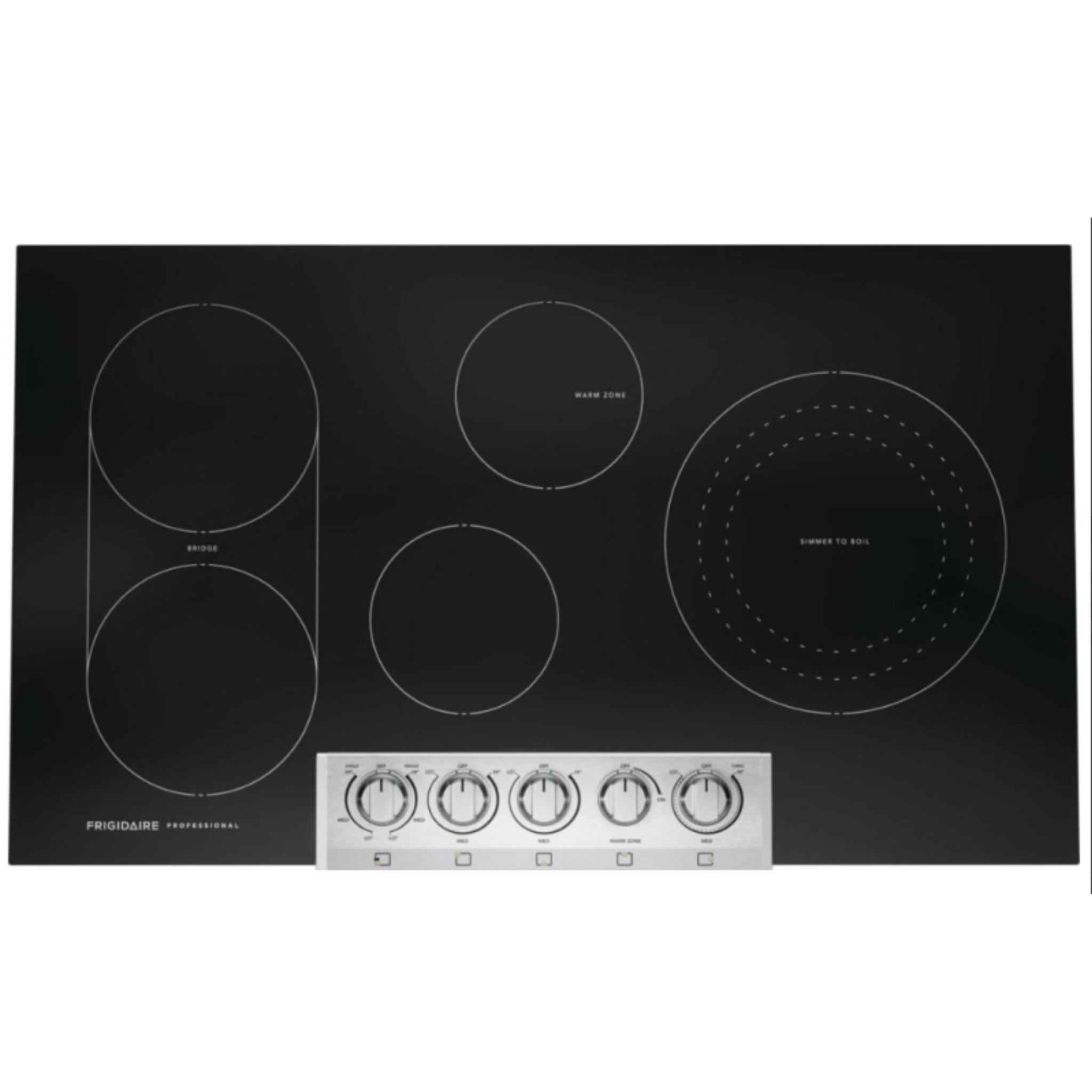 Frigidaire Professional - 36.75 Inch Electric Cooktop in Black - PCCE3680AF
