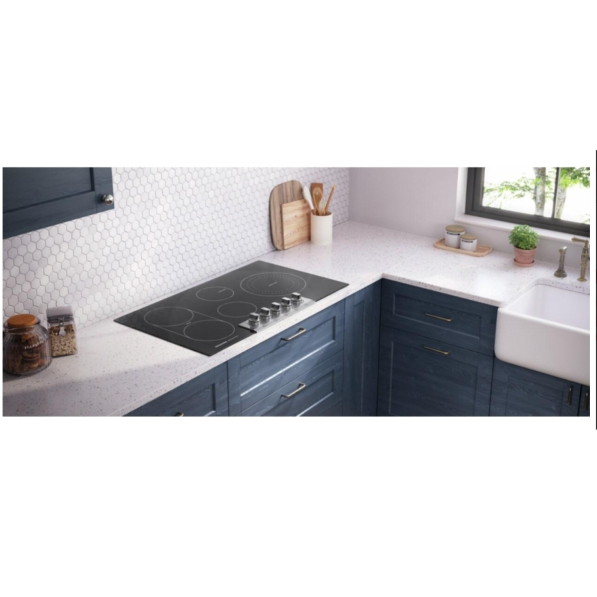 Frigidaire Professional - 36.75 Inch Electric Cooktop in Black - PCCE3680AF