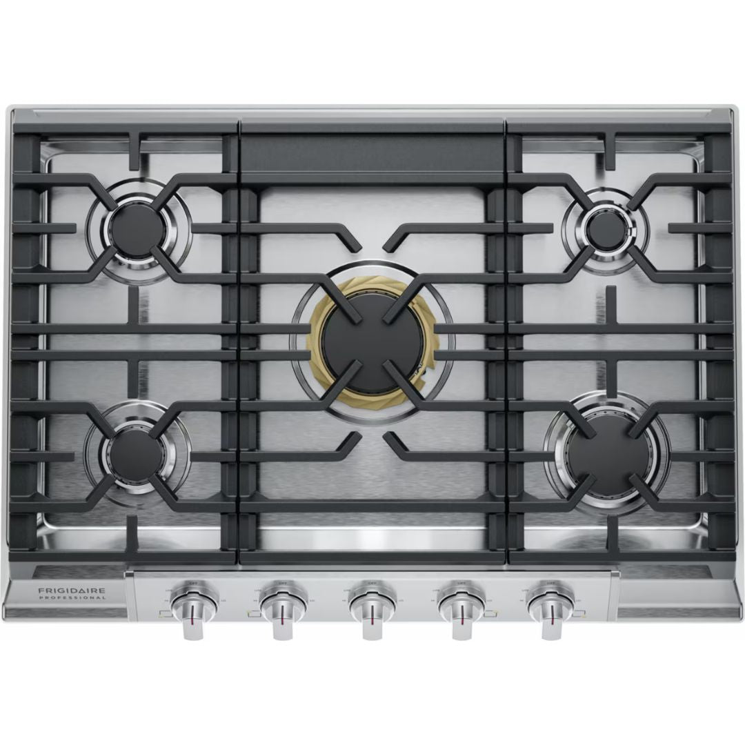 Frigidaire Professional - 30 Inch Gas Cooktop in Stainless - PCCG3080AS
