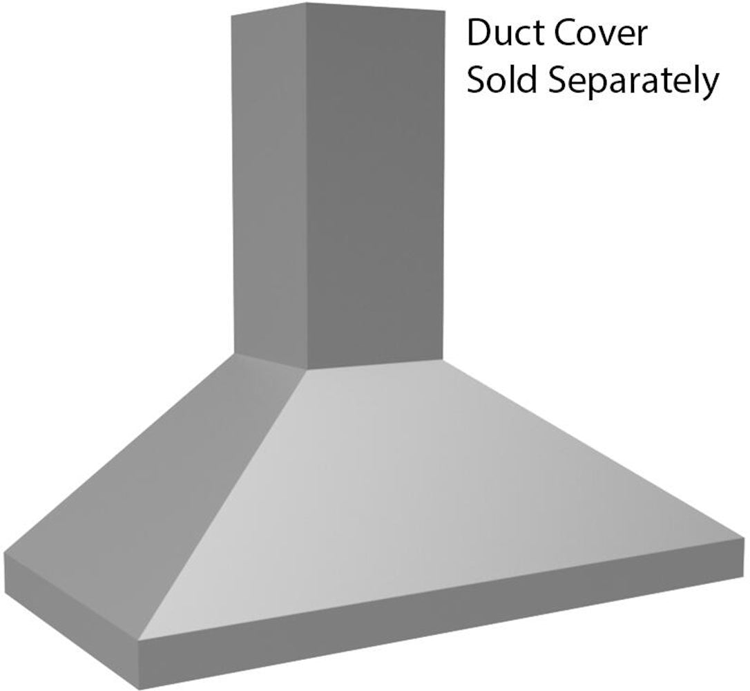 Ventahood - 36 Inch 600 CFM Wall Mount and Chimney Range Vent in Stainless - PDH14-236SS