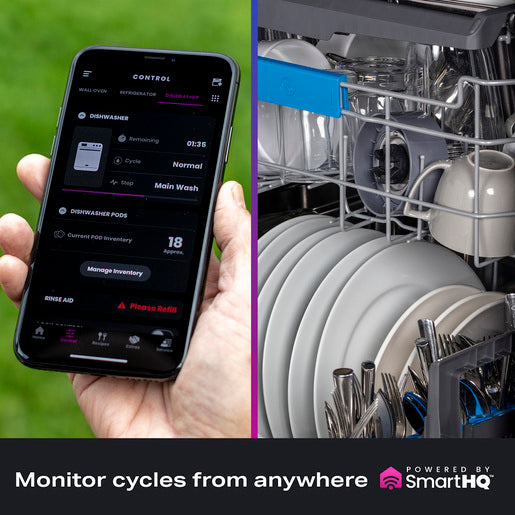 GE Pro - 42 dBA Built In Dishwasher in Stainless - PDP755SYVFS