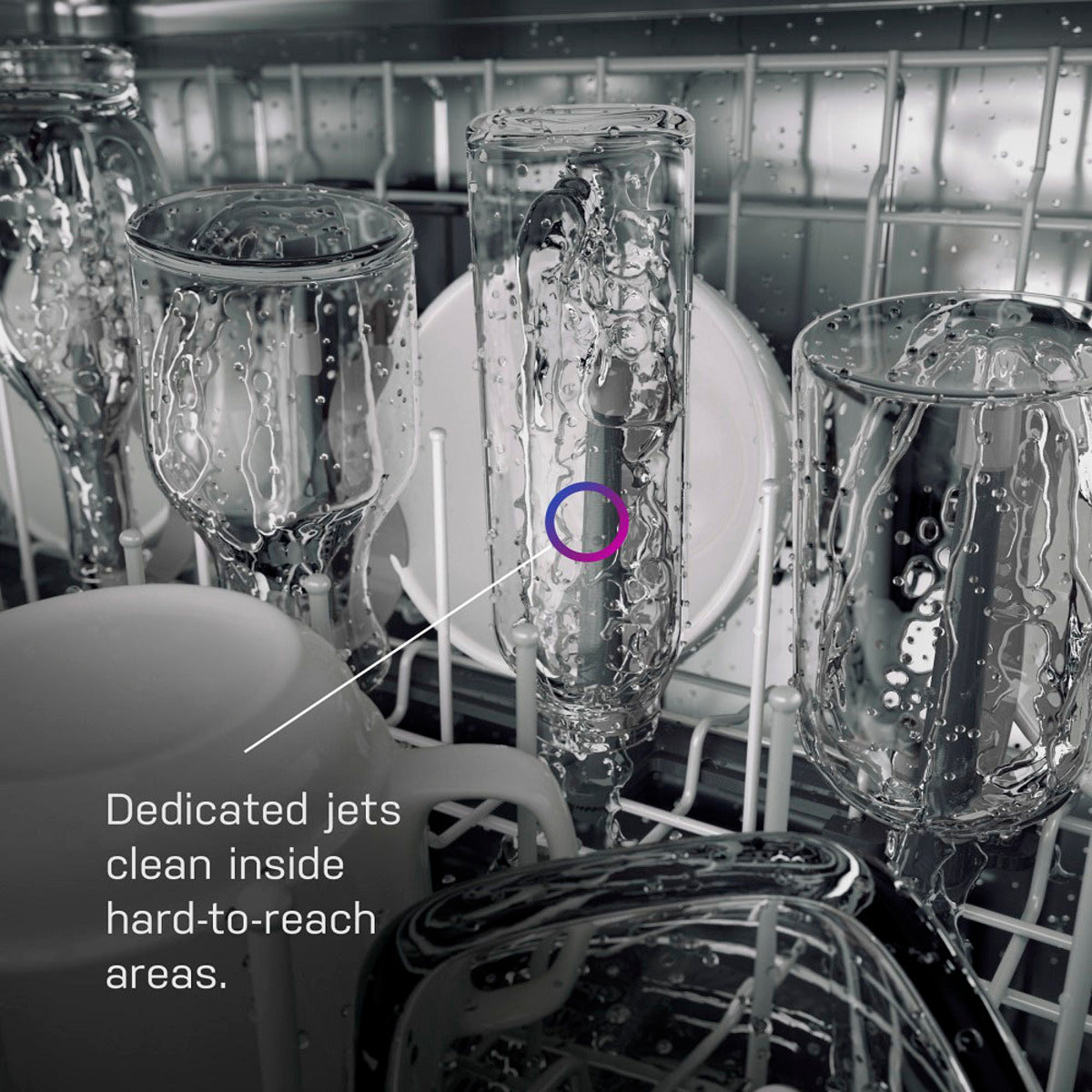 GE Pro - 42 dBA Built In Dishwasher in Stainless - PDP755SYVFS