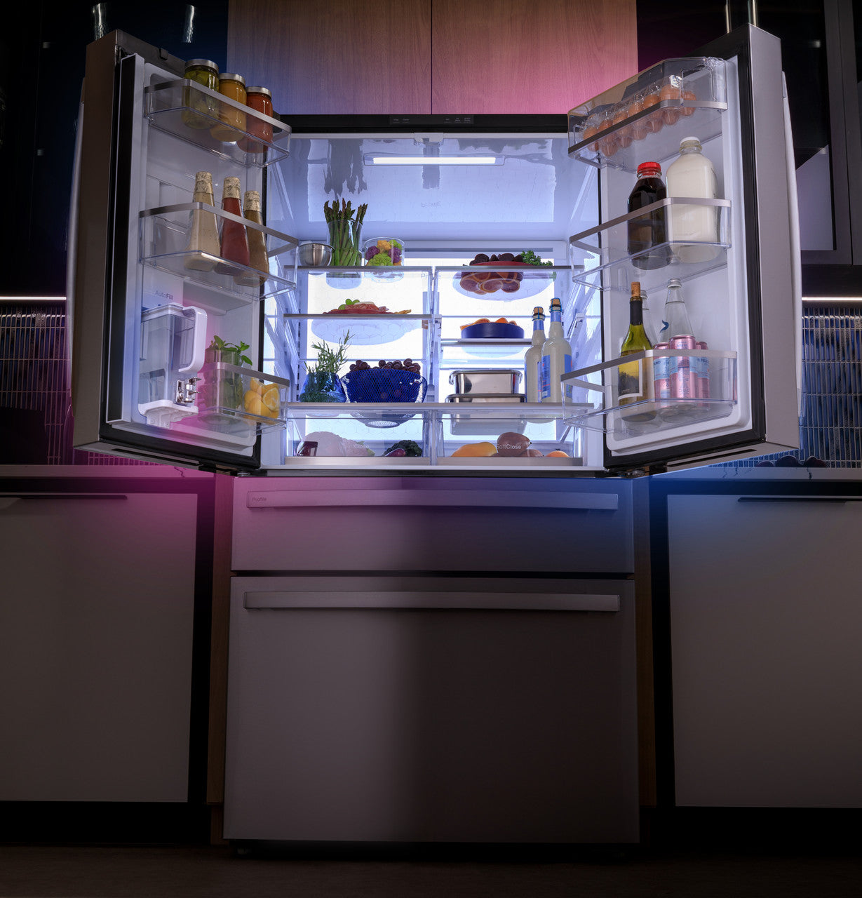 GE Profile - 36 Inch 16.51 cu. ft French Door Refrigerator in Stainless - PGE29BYTFS