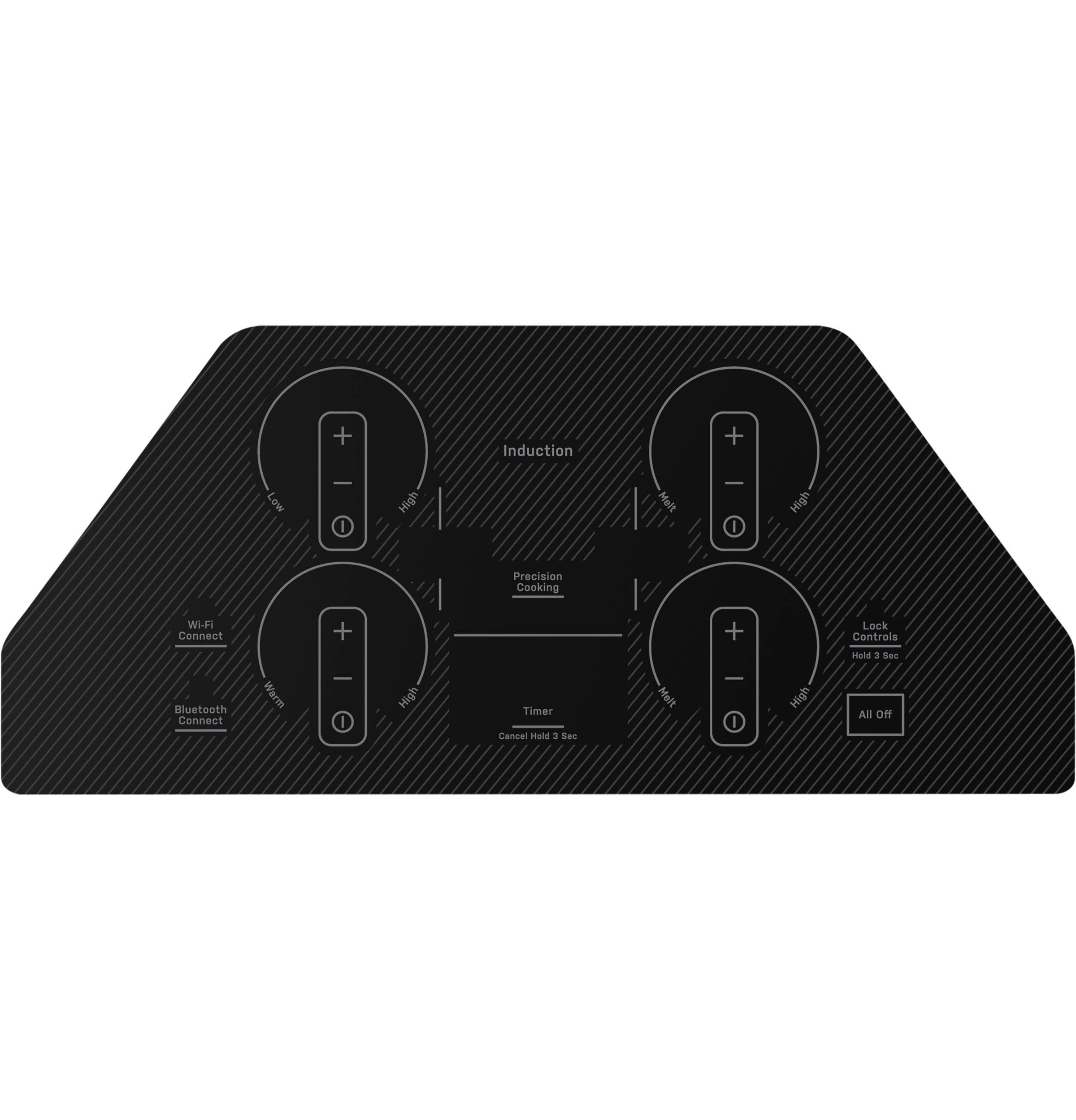 GE Profile - 29.8 Inch Induction Cooktop in Black - PHP7030DTBB