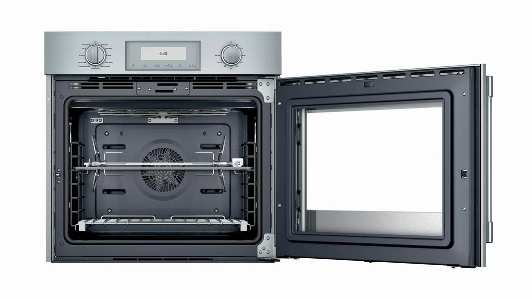 Thermador - 4.5 cu. ft Single Wall Oven in Stainless (Open Box) - POD301RW