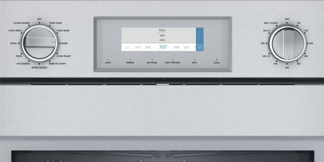 Thermador - 4.5 cu. ft Single Wall Oven in Stainless (Open Box) - POD301RW
