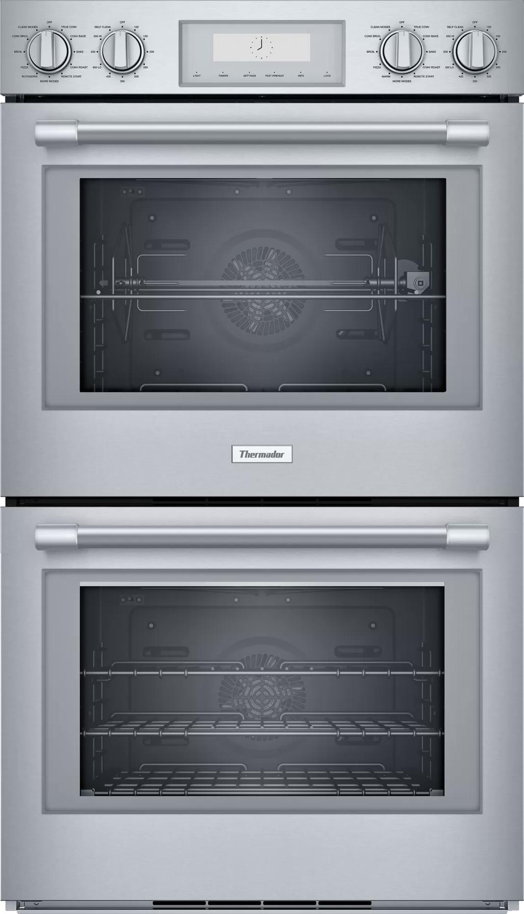 Thermador - 9 cu. ft Double Wall Oven in Stainless (Open Box) - POD302W