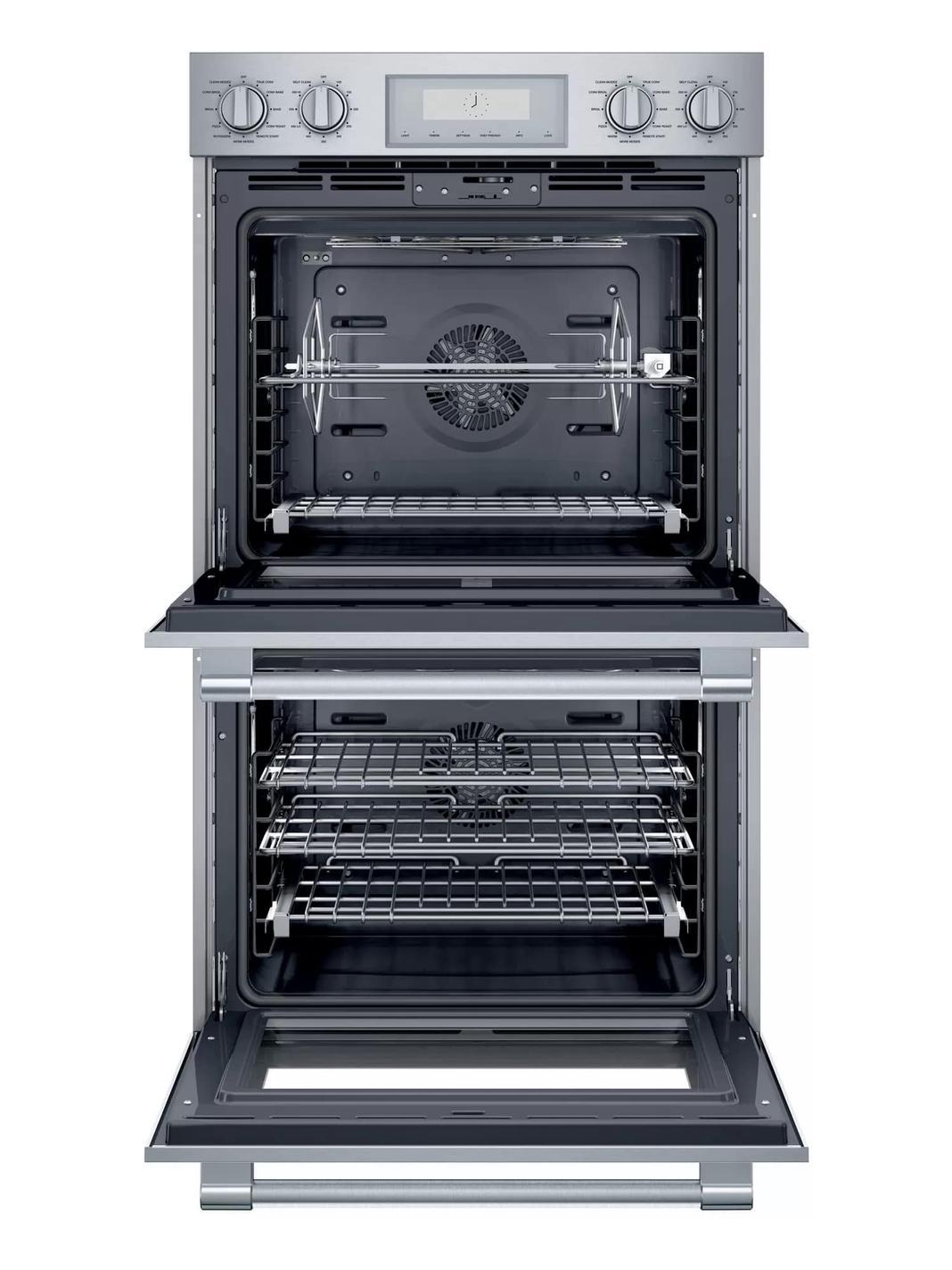 Thermador - 9 cu. ft Double Wall Oven in Stainless (Open Box) - POD302W