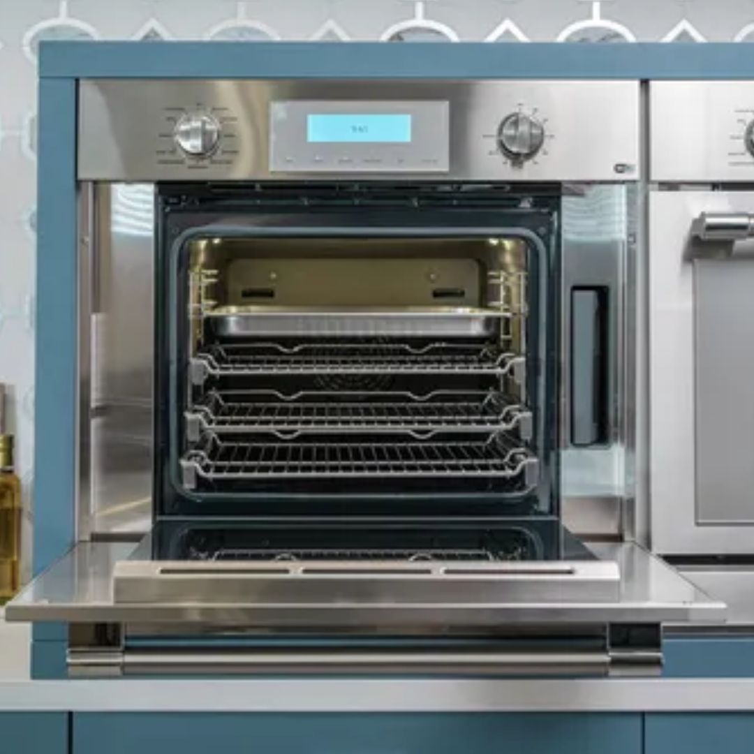 Thermador - 2.8 cu. ft Steam Wall Oven in Stainless - PODS301B