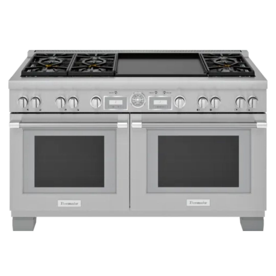 Thermador - 10.6 cu. ft Dual Fuel Range in Stainless - PRD606WEG