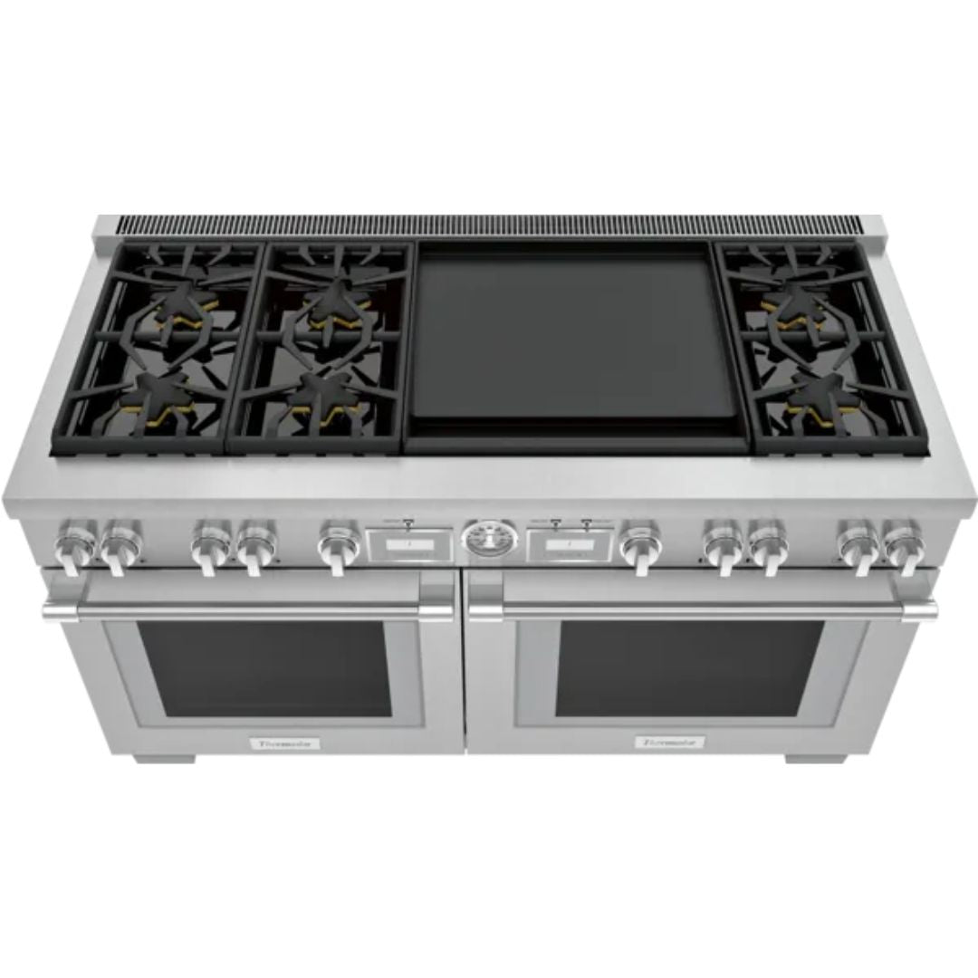 Thermador - 10.6 cu. ft Dual Fuel Range in Stainless - PRD606WEG