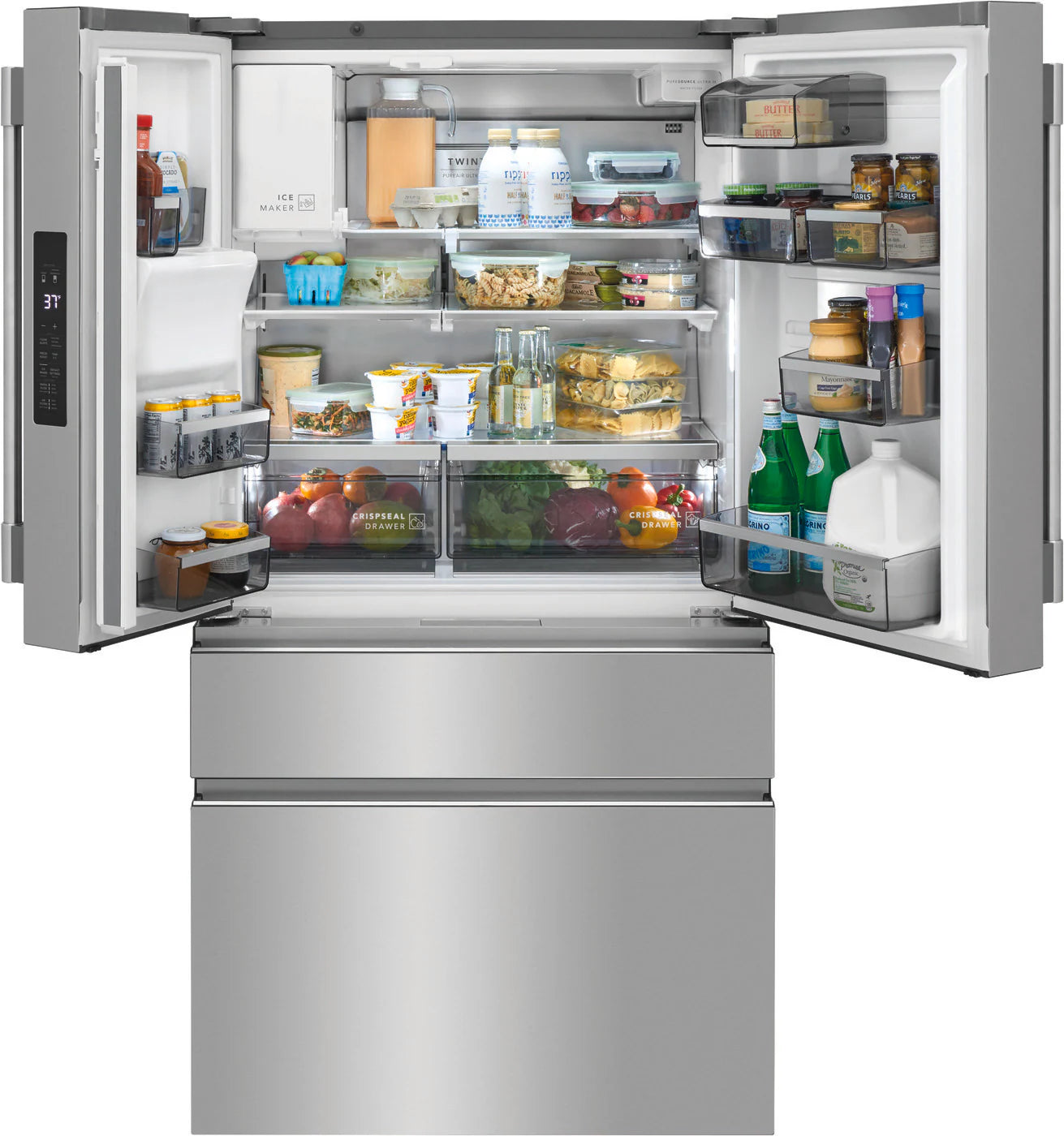 Frigidaire Professional - 36 Inch 21.8 cu. ft French Door Refrigerator in Stainless - PRMC2285AF