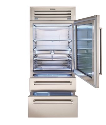 Sub-Zero - 36 Inch 22.7 cu. ft Built In / Integrated Bottom Mount Refrigerator in Stainless - PRO3650-LH