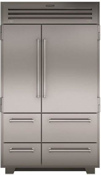 Sub-Zero - 48 Inch 30.4 cu. ft Built In / Integrated Side by Side Refrigerator in Stainless - PRO4850