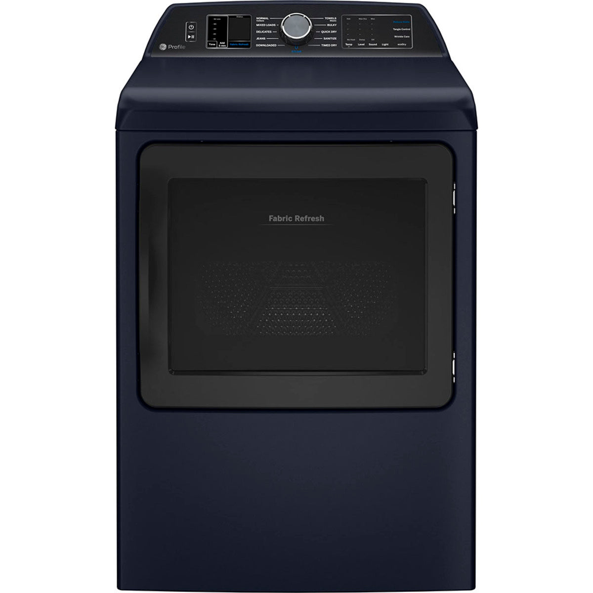 GE - 7.3 cu. Ft Electric Dryer in Blue - PTD90EBMTRS