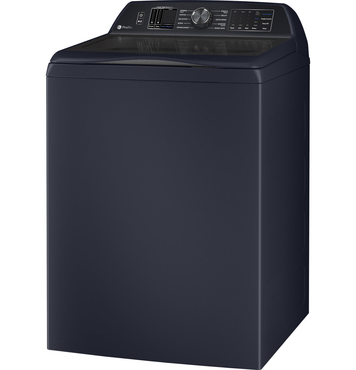 GE Pro - 5.4 cu. Ft Top Load Washer in Sapphire Blue - PTW800BPWRS