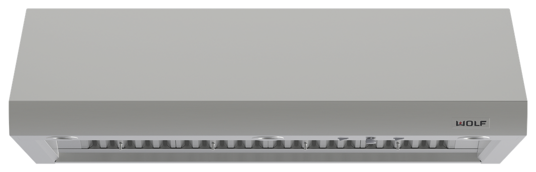 Wolf - 60 Inch Outdoor Wall Mount and Chimney Range Vent in Stainless - PW603318O