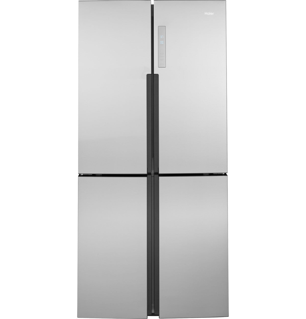 Haier - 33 Inch 16.8 cu. ft 4-Door Refrigerator in Stainless - QHE16HYPFS