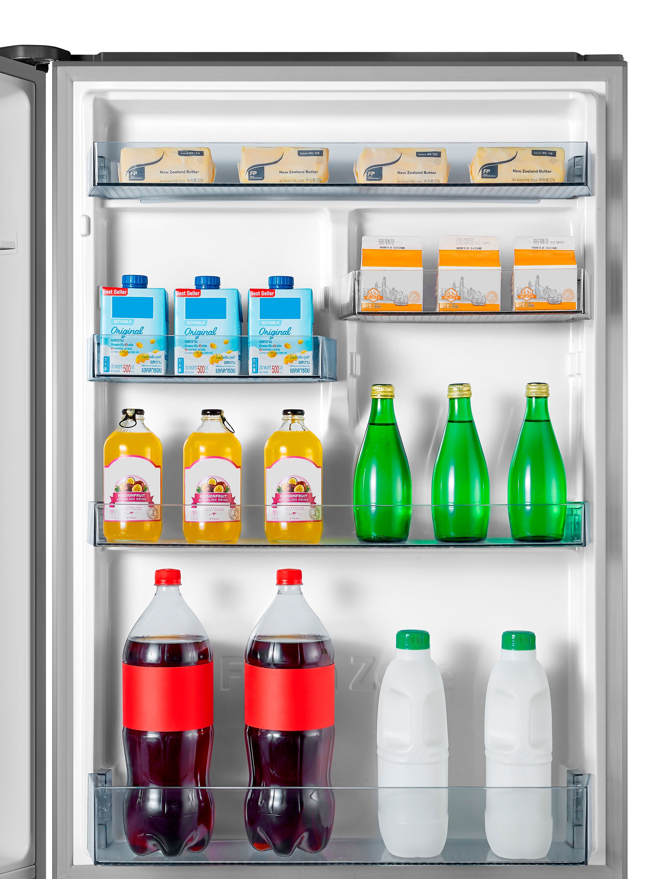 Hisense - 27.7 Inch 14.7 cu. ft Bottom Mount Refrigerator in Titanium - RB15A2CSE