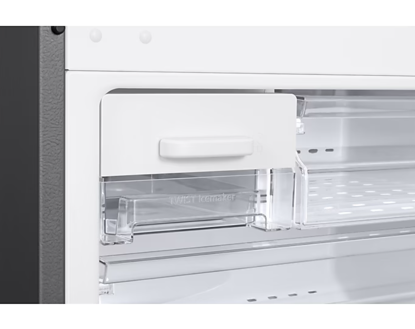 Samsung - 27.5 Inch 15 cu. ft Bottom Mount Refrigerator in Stainless - RB15DG6000SRAA