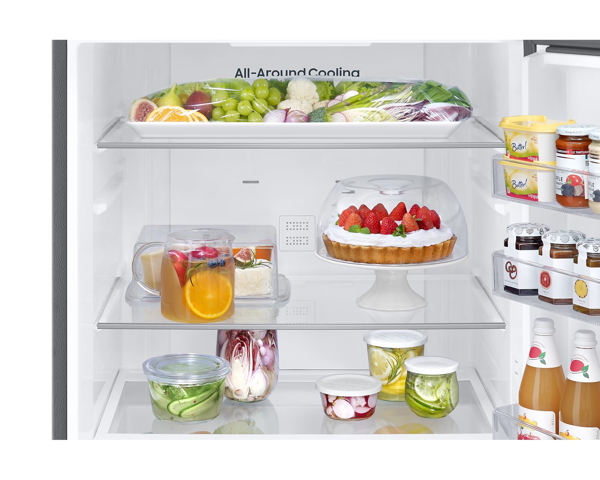Samsung - 30 Inch 16.2 cu. ft Bottom Mount Refrigerator in Stainless - RB16DG6000SLAA