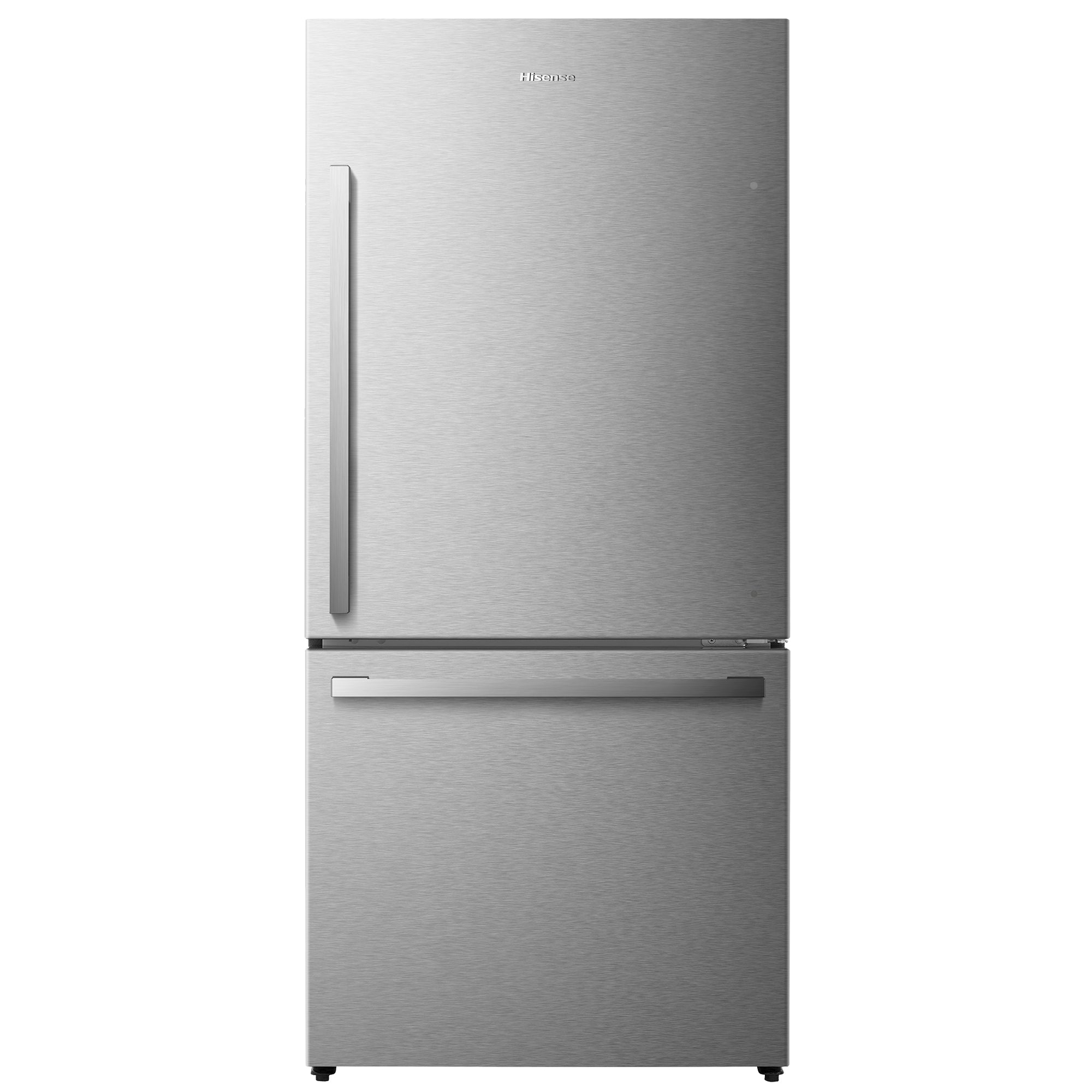 Hisense - 31.1 Inch 17 cu. ft Bottom Mount Refrigerator in Titanium - RB17A2CSE