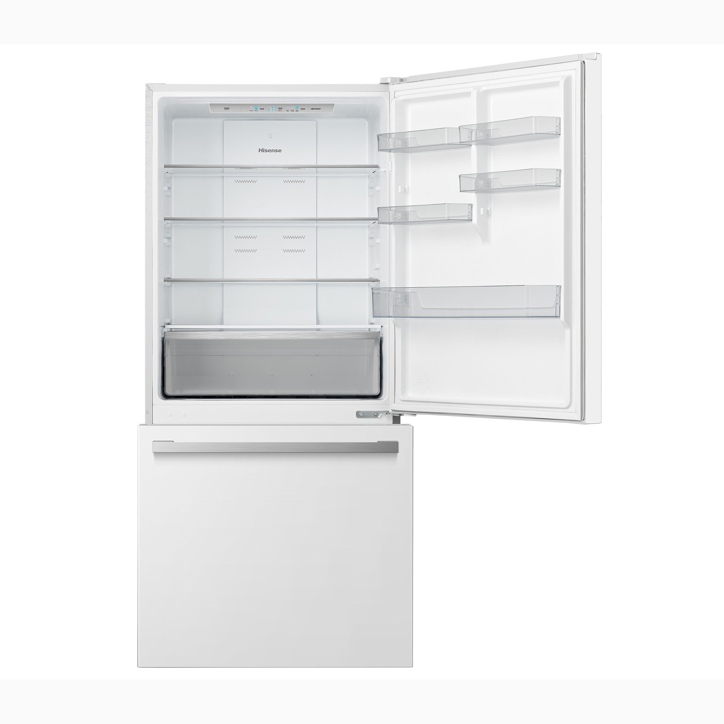 Hisense - 31.1 Inch 17 cu. ft Bottom Mount Refrigerator in White - RB17A2CWE