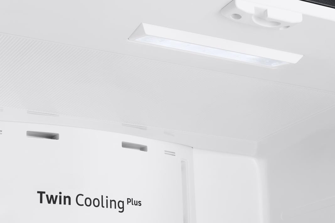 Samsung - 32.125 Inch 17.5 cu. ft French Door Refrigerator in Black Stainless - RF18A5101SG