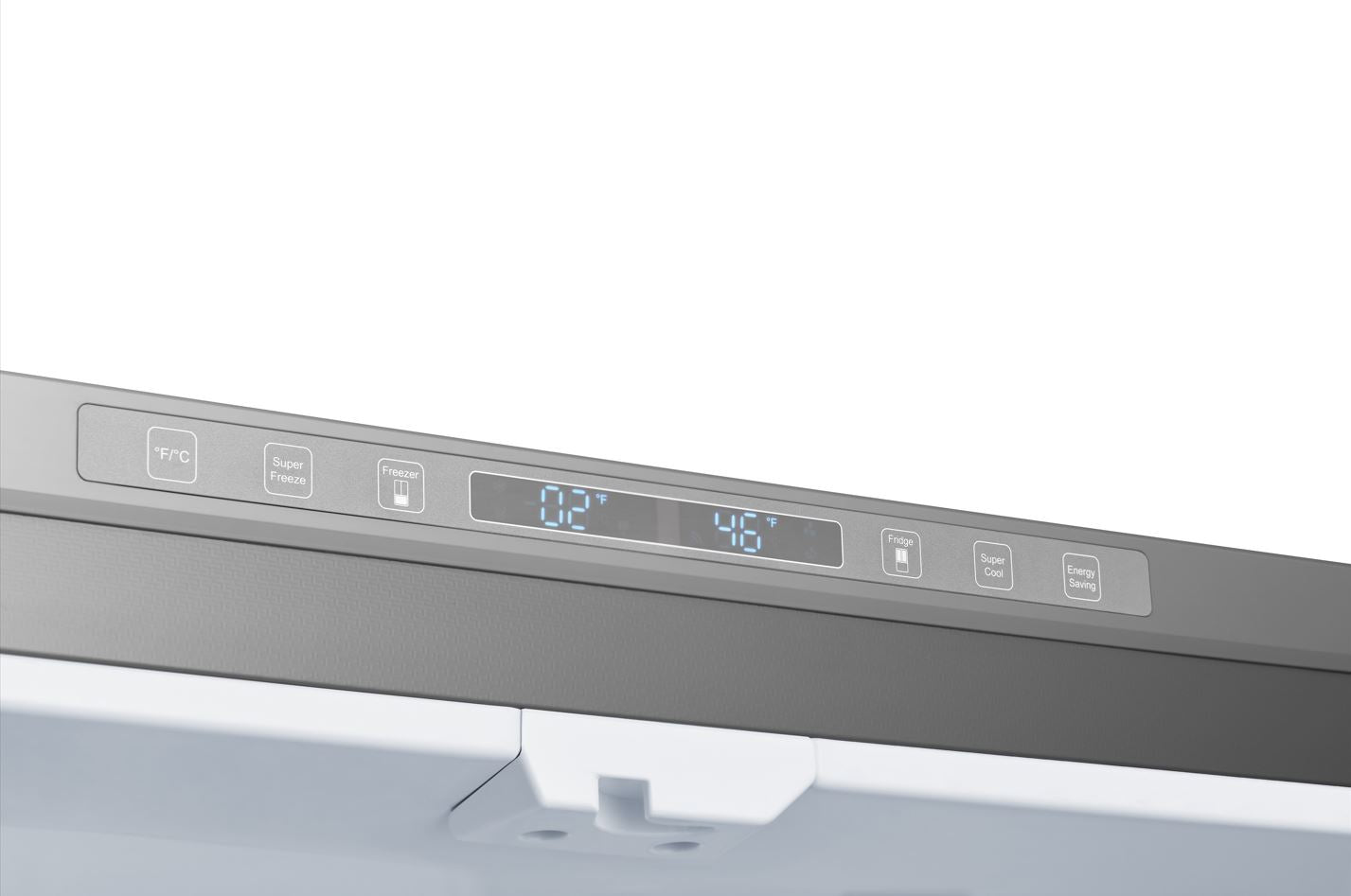 Hisense - 29.9 Inch 20.8 cu. ft French Door Refrigerator in Stainless - RF210N6ASE