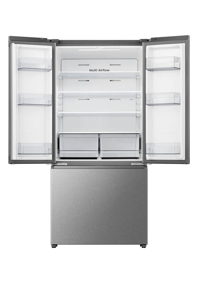 Hisense - 31.3 Inch 22.1 cu. ft French Door Refrigerator in Stainless - RF22B3FSE