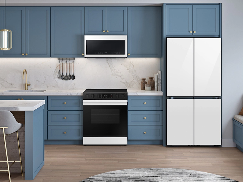 Samsung - 36 Inch 22.8 cu. ft French Door Refrigerator in White - RF23DB960012AA