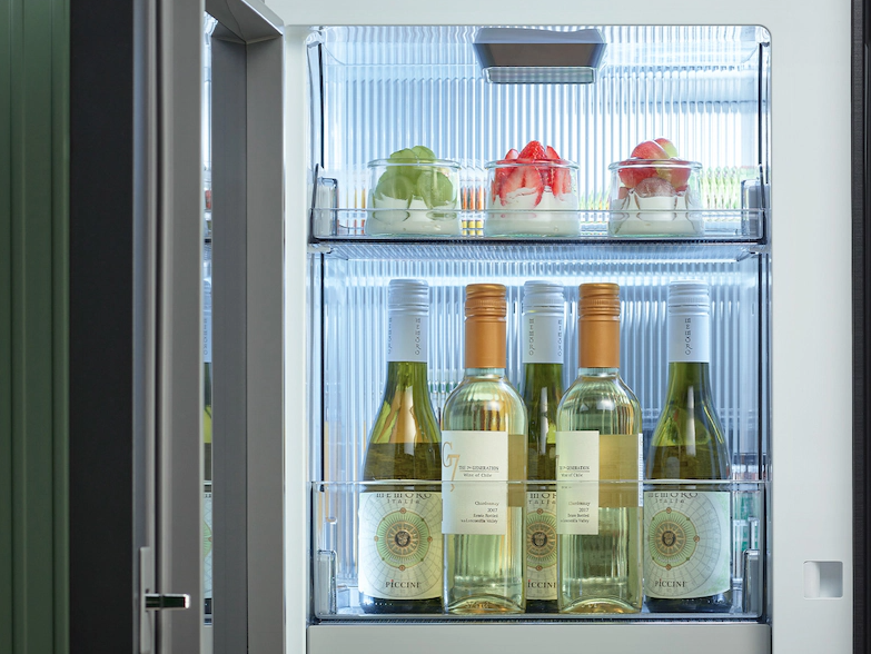 Samsung - 36 Inch 23 cu. ft French Door Refrigerator in Stainless - RF23DB9700QLAA